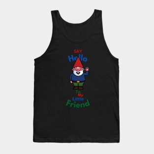 Funny Garden Gnome Tank Top